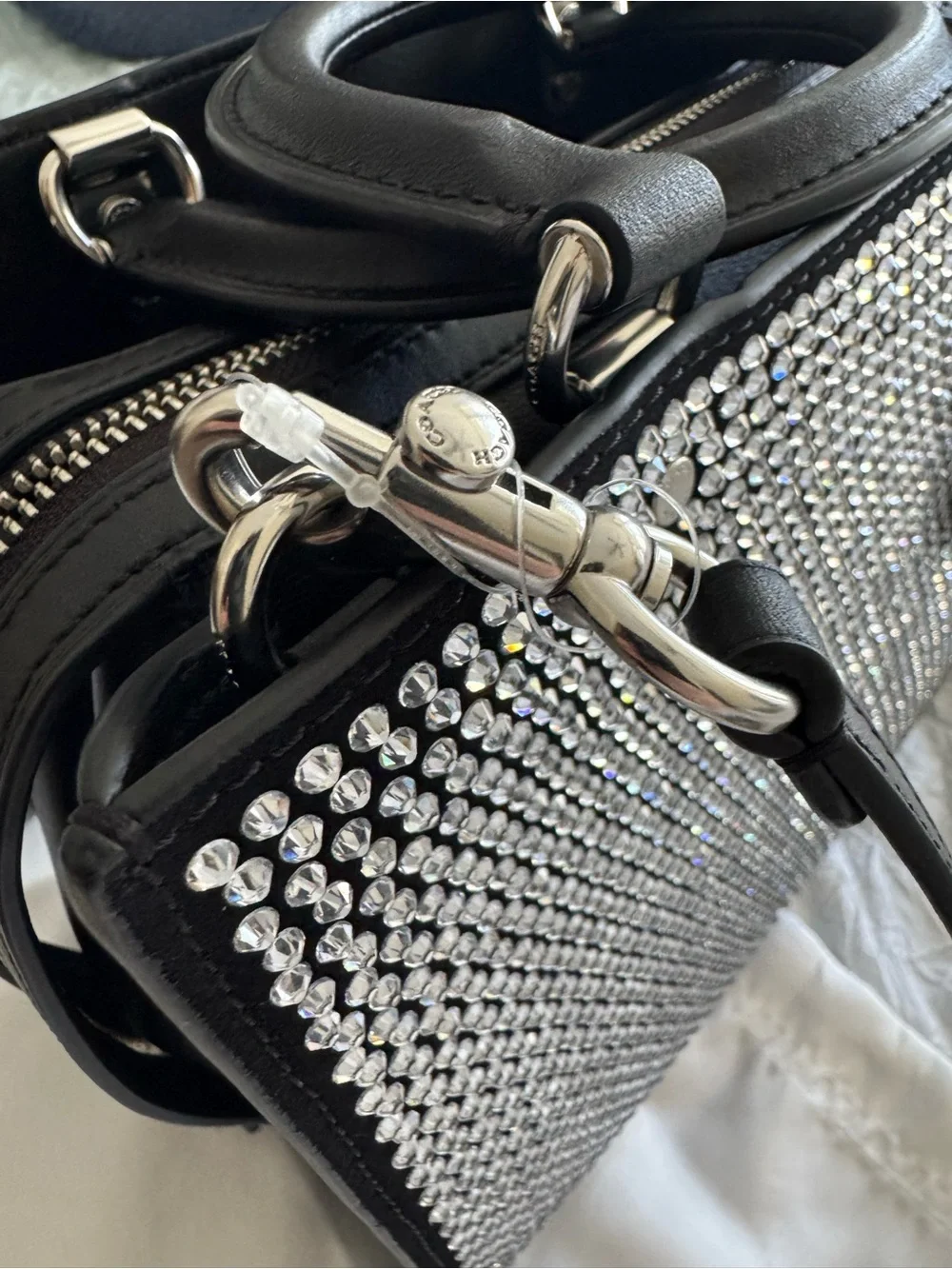 NWOT Coach Rogue 25 Black Crystal